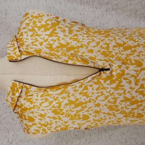 White and Yellow Tank Blouse - Picture 5 of 6
